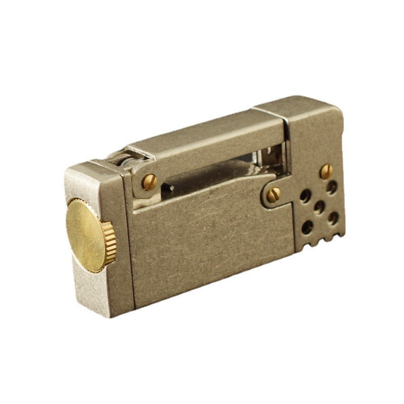 Vintage Retro Kerosene Lighter - Side-Press Ignition