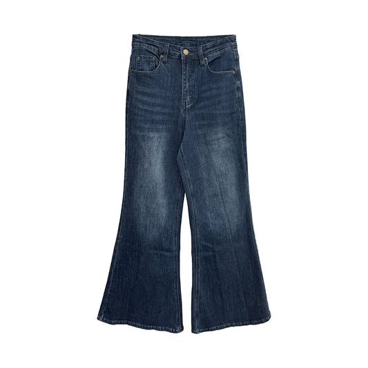 Flared Denim Pants for Women - High Street Wide Leg Long Pants