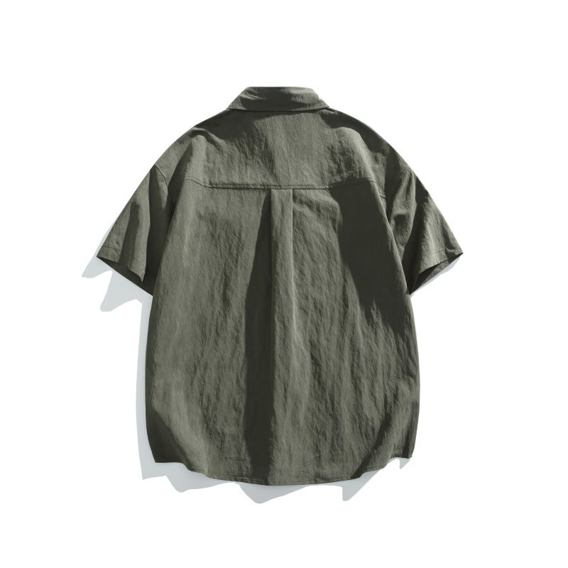 Multi Pocket Loose Fit Workwear Shirt for Men and Women