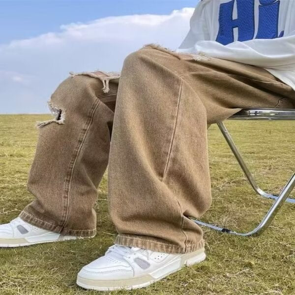 Premium Japanese Denim Casual Pants - Retro Summer Style