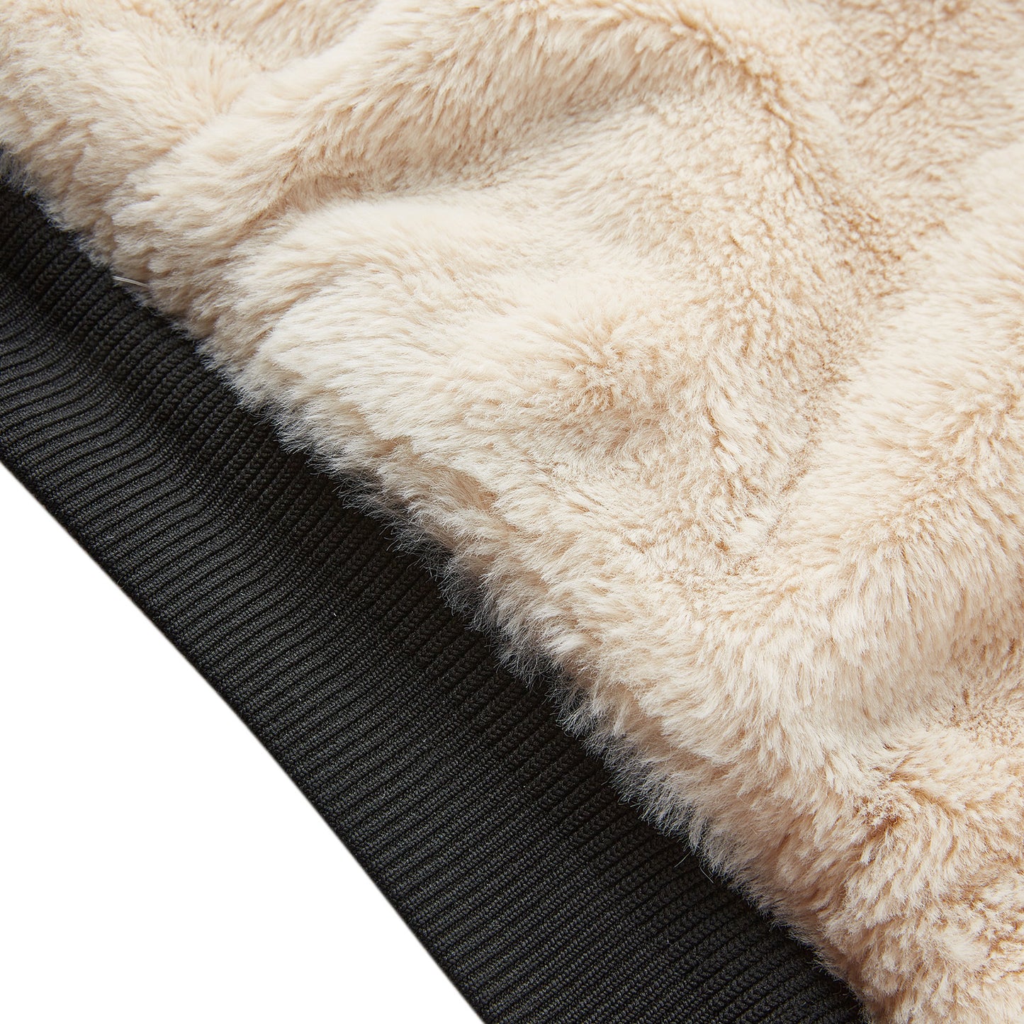 Rabbit Fur Mountain Carving Denim Blue Snowflake Pattern Jacket