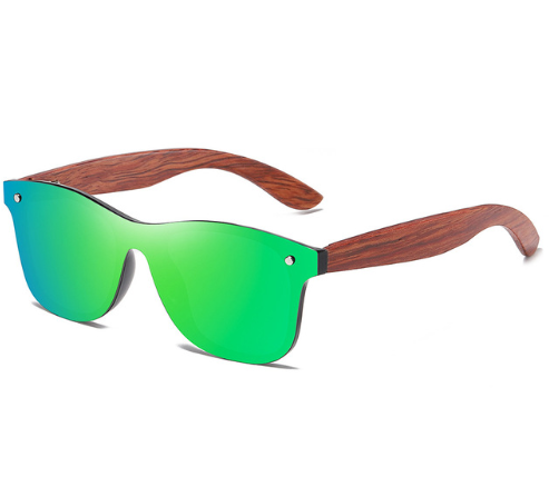 Natural Wooden Sunglasses for Men with Polarized Lenses in Original Wood