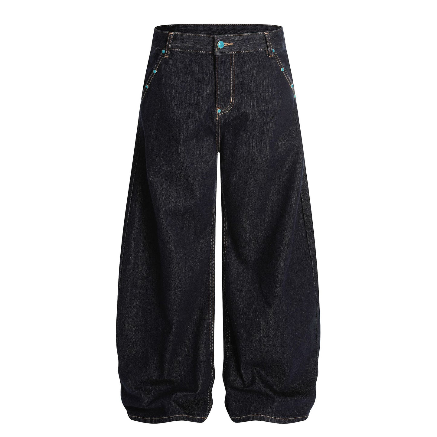 Bent Knife Jeans - Retro Loose Sickle Shaped Pants