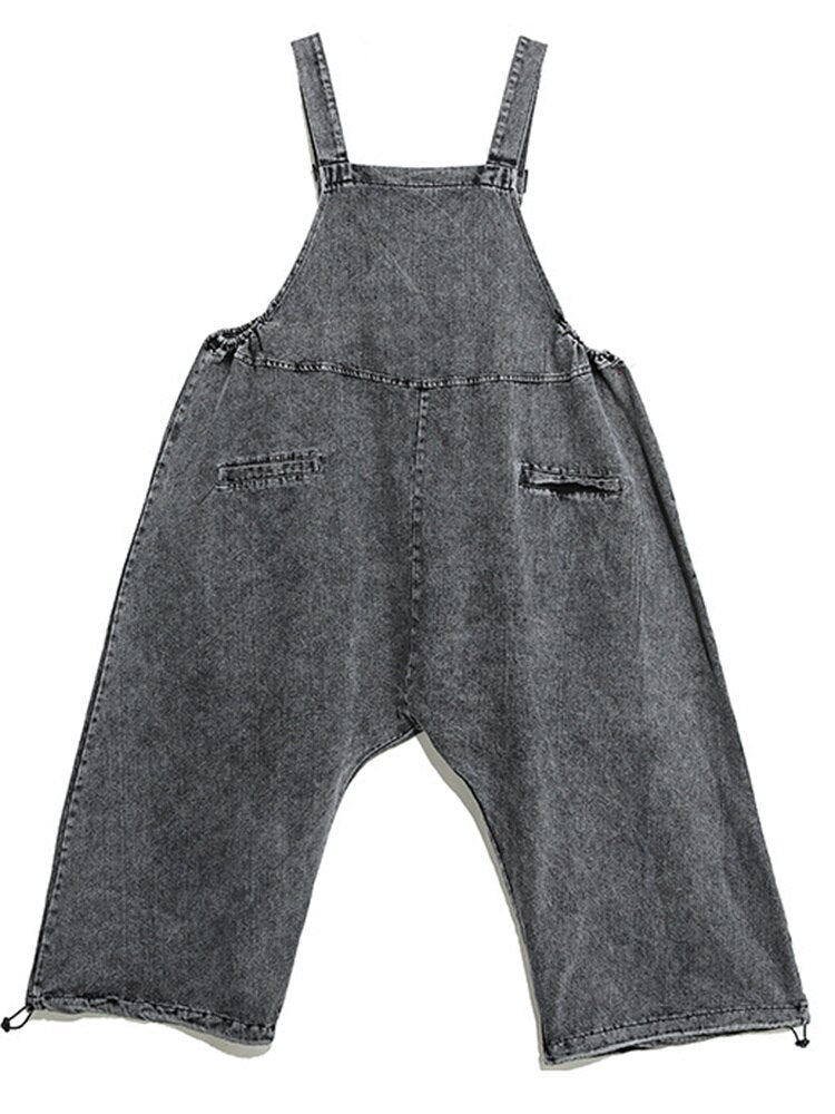 Women's Denim Overalls Maternity Workwear Jumpsuits
