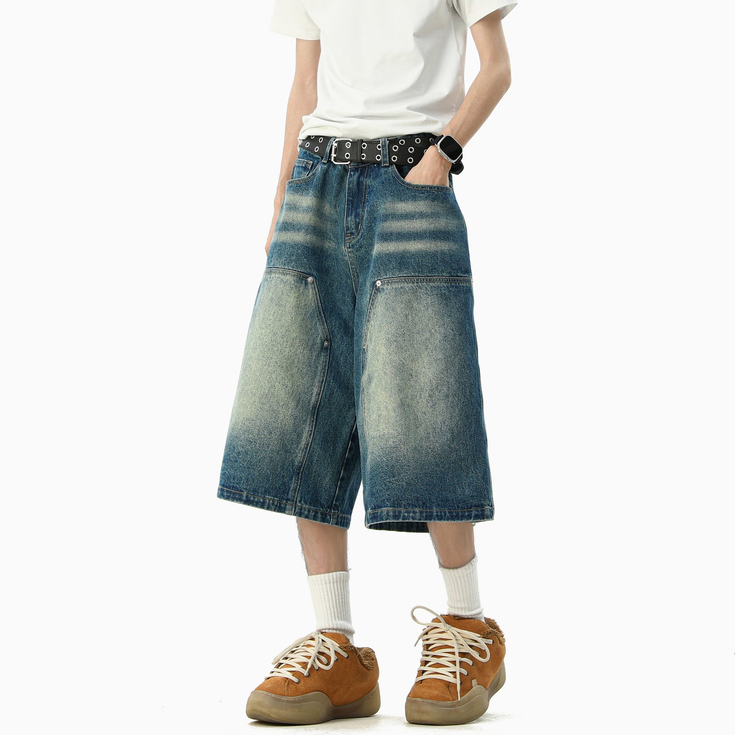 Premium Large Denim Shorts