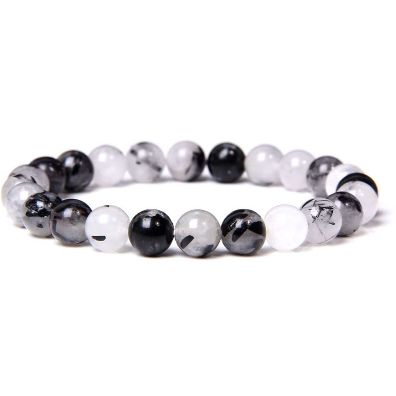 Natural Healing Energy Polished 8mm Bead Bracelets