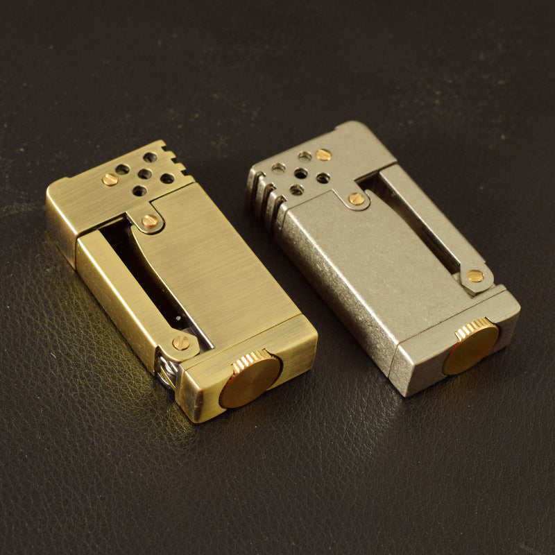 Vintage Retro Kerosene Lighter - Side-Press Ignition