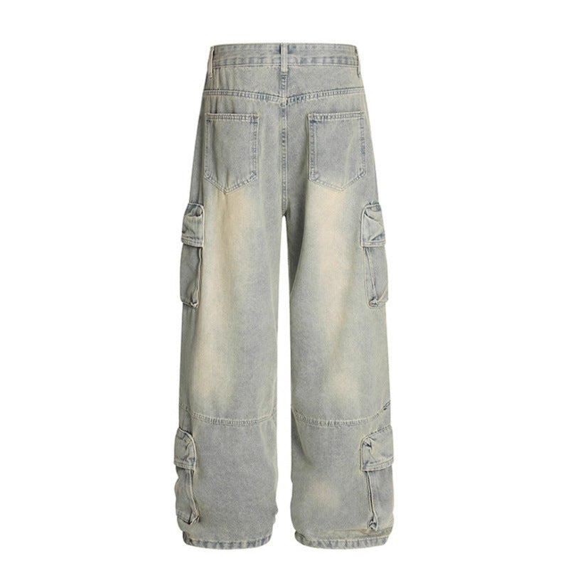 Heavy Industry Multi Pocket Workwear Jeans