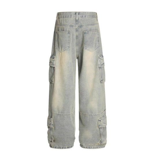Heavy Industry Multi Pocket Workwear Jeans