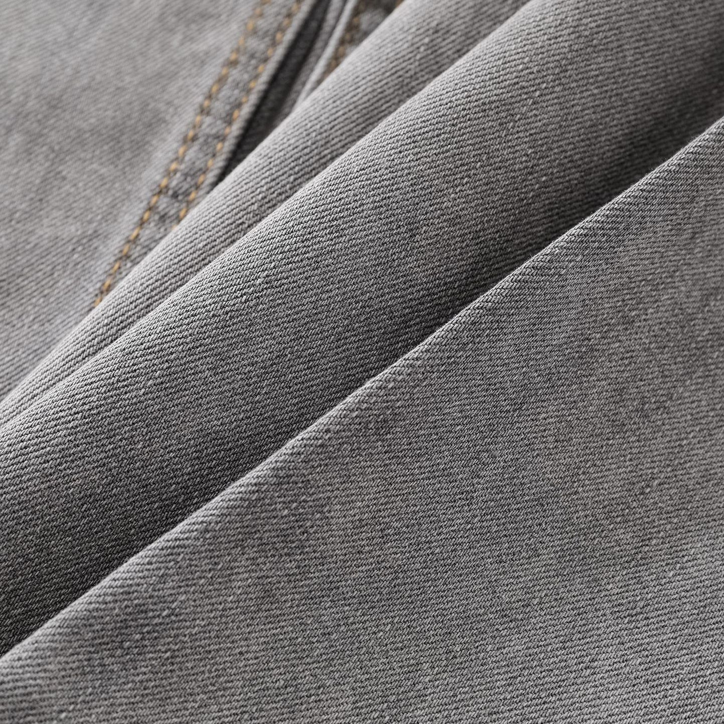 Washed Denim Long Pants