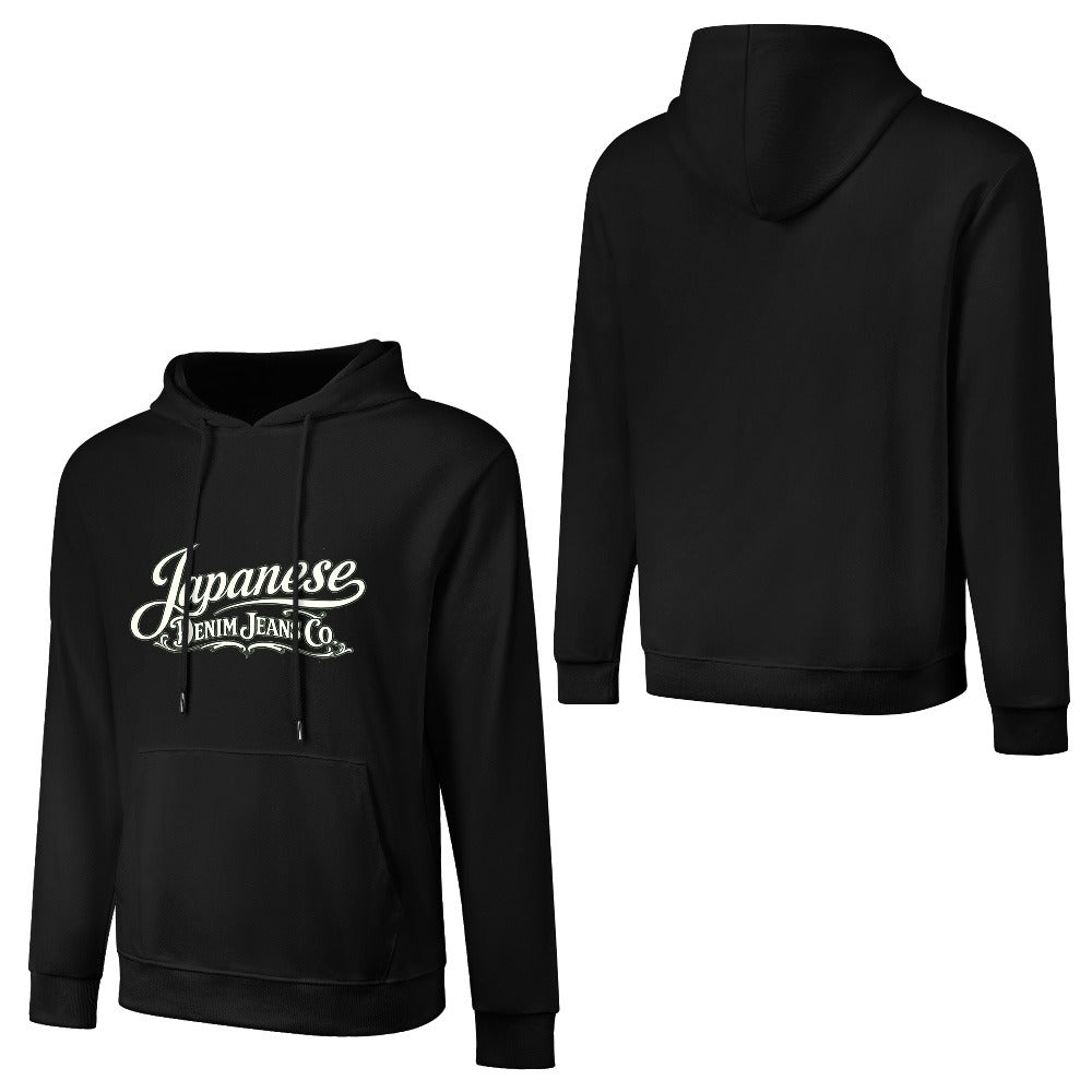 Japanese Denim Jeans Co Pure Cotton Hoodie - Black