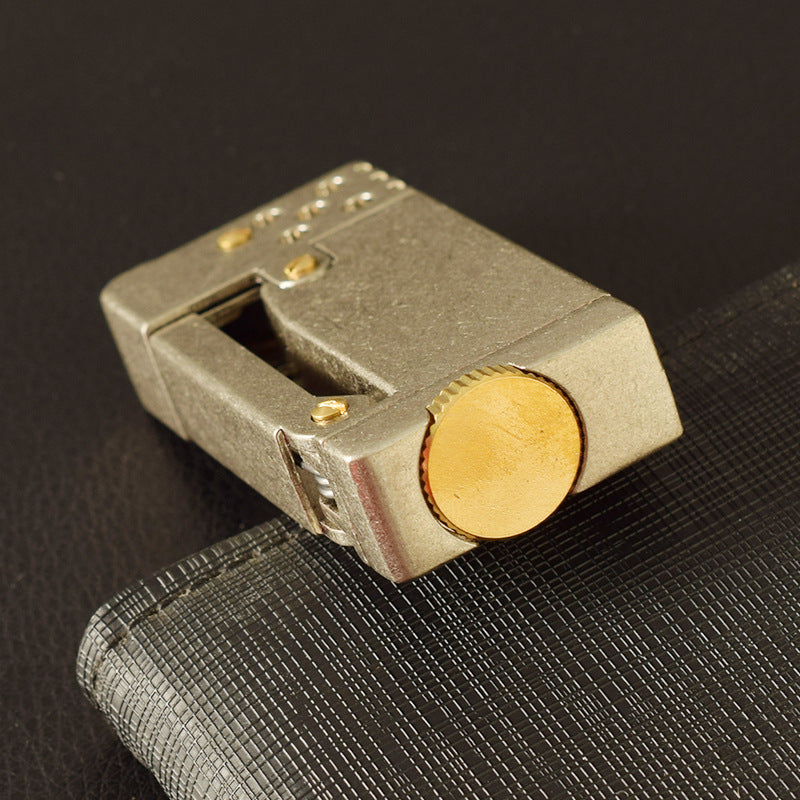 Vintage Retro Kerosene Lighter - Side-Press Ignition