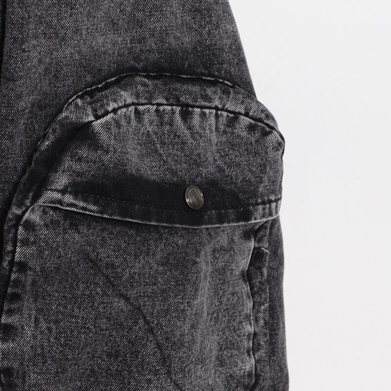 One-Piece Jeans - Loose Version with Large Pockets