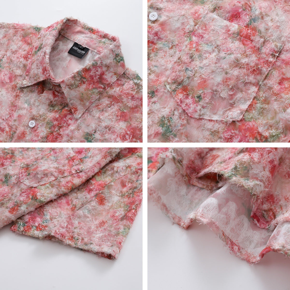 Jacquard Short Sleeve Shirt - Loose Fit