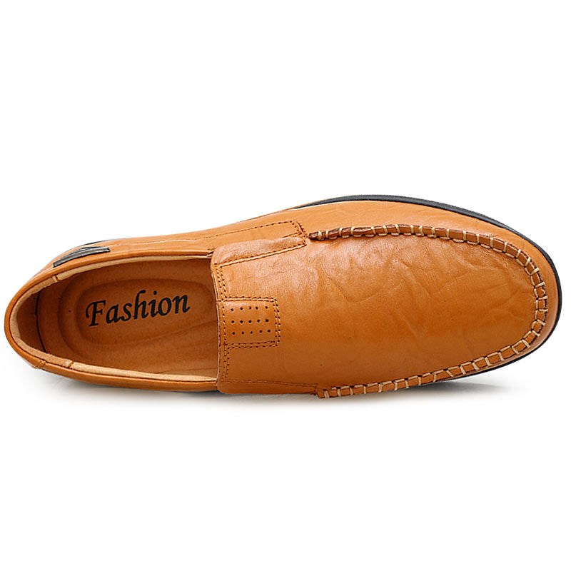 Genuine Leather Men's Moccasins - Casual Loafers