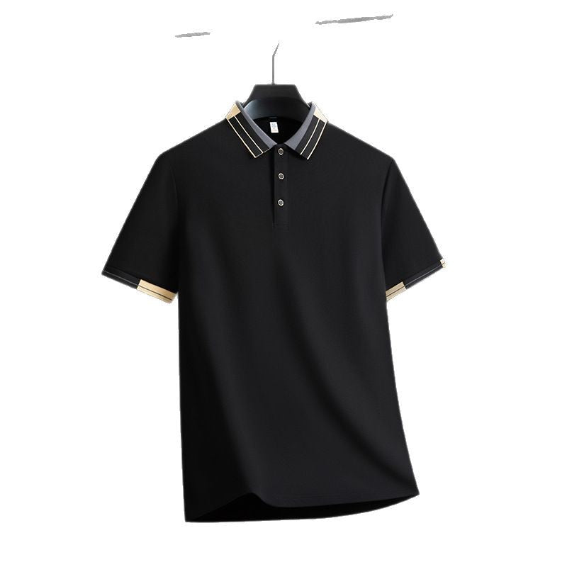 Casual Simple Lapel T-Shirt for Men