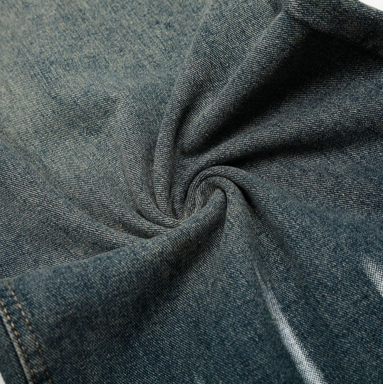 Unique Pattern Design Denim Long Pants for Men