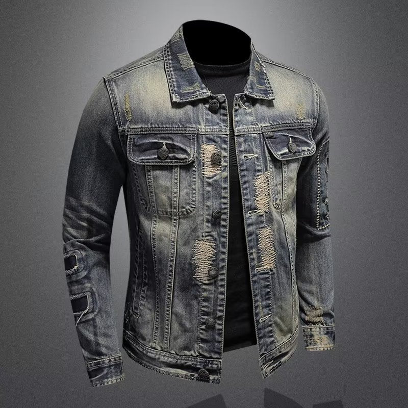 Men's Casual Denim Work Jacket