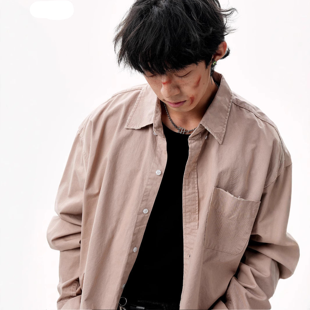 Long Sleeve Shirt - Loose Casual Versatile Lazy Style