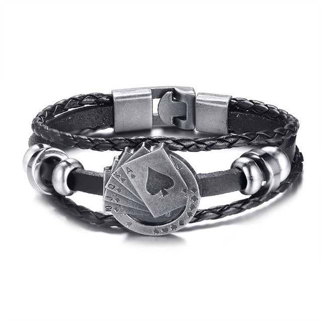 Infinity Bracelet - Genuine Leather