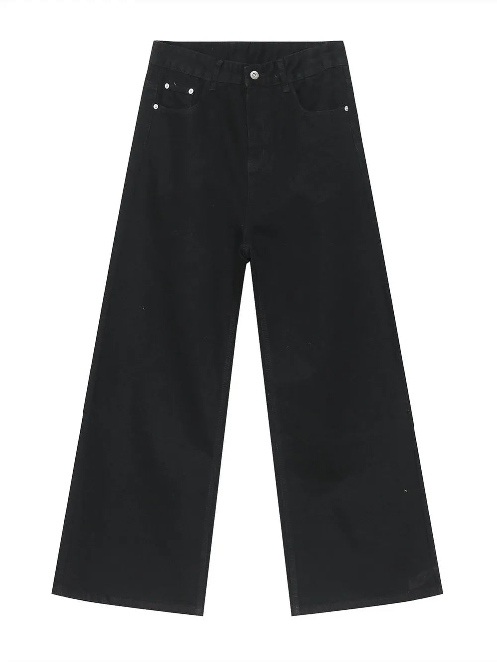 Premium Wide Leg Jeans with Pockets - Japanese Denim