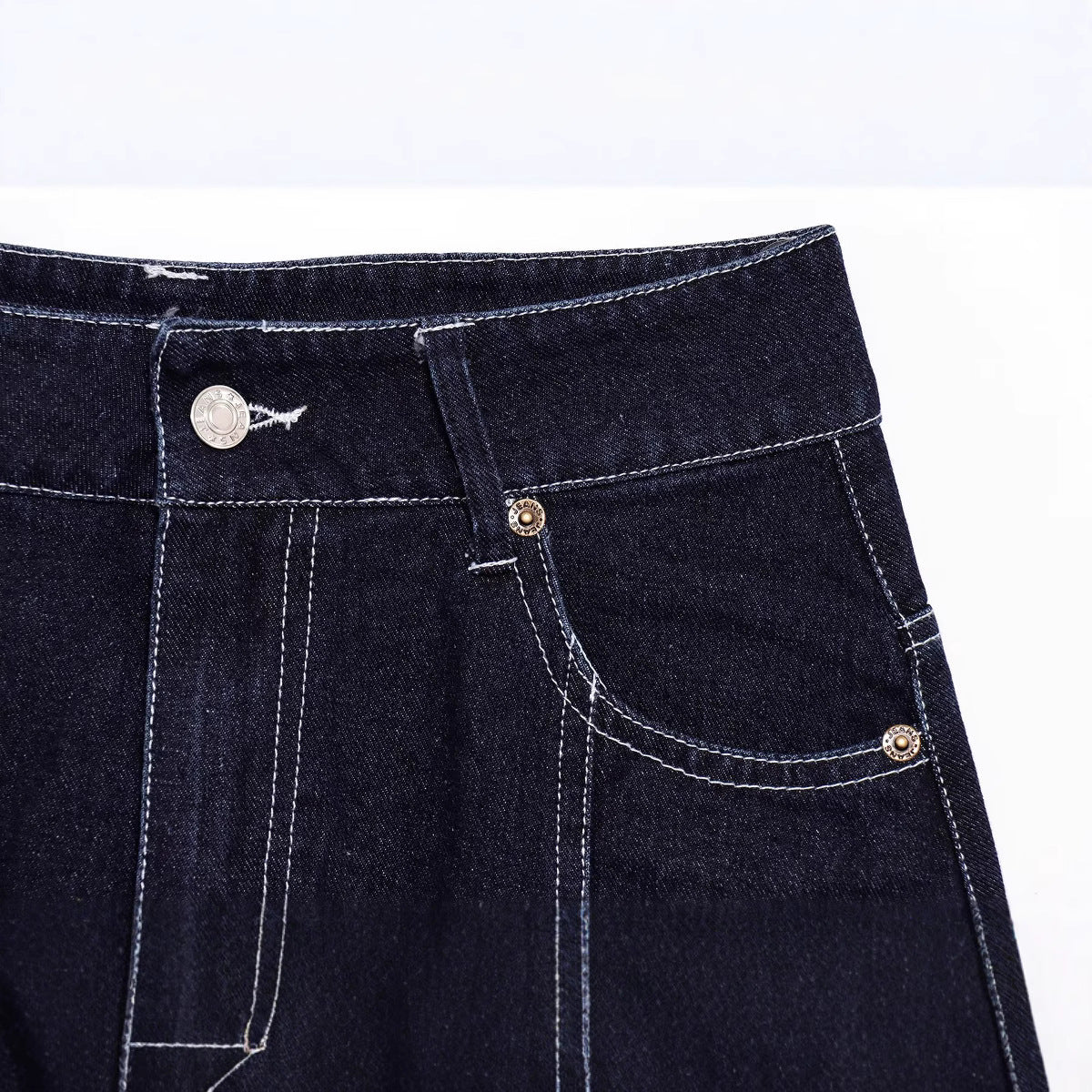 Stylish and Versatile Spicy Girl Denim Mini Skirt