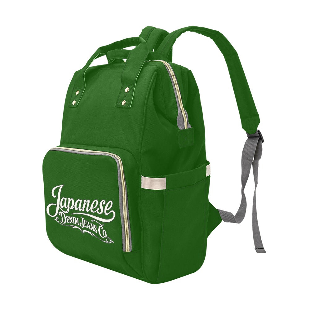 Japanese Denim Jeans Logo Backpack