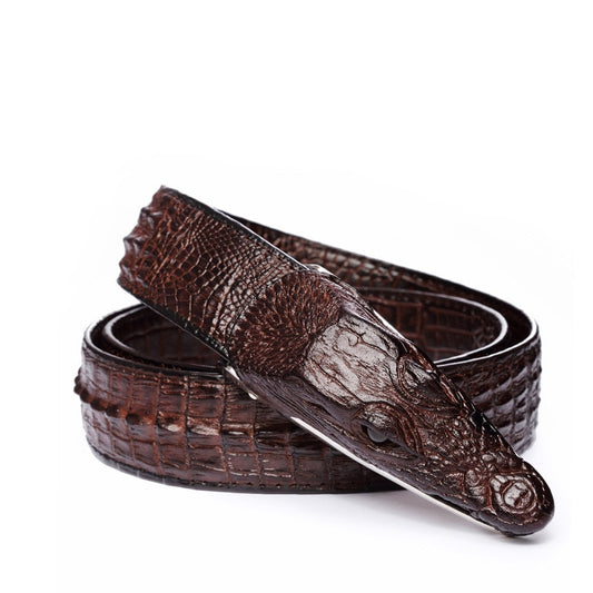 Men's Belts Luxury Cow Leather Designer Belt Men High Quality Crocodile
