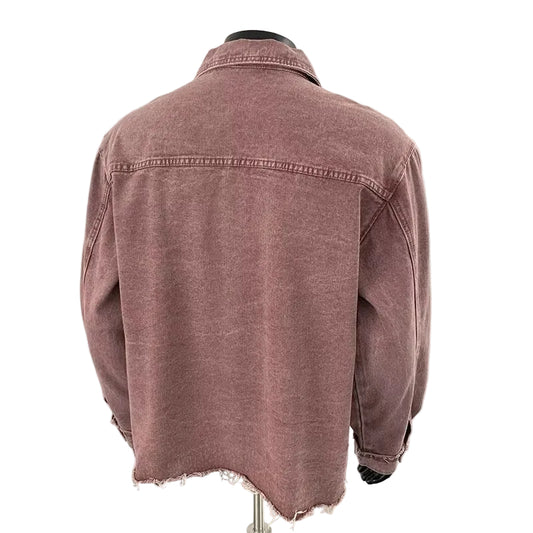 Unisex Pink Denim Jacket