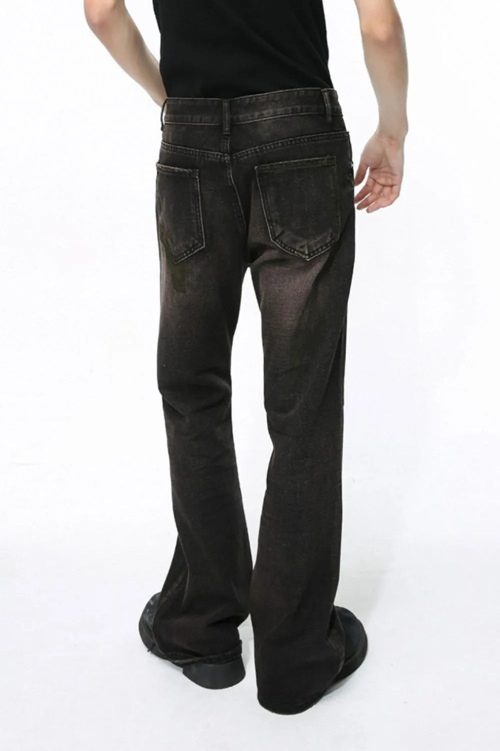 Men's Clean Fit Bootcut Jeans with Pockets