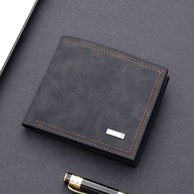 Men's Wallet - Leather with Multiple Card Slots