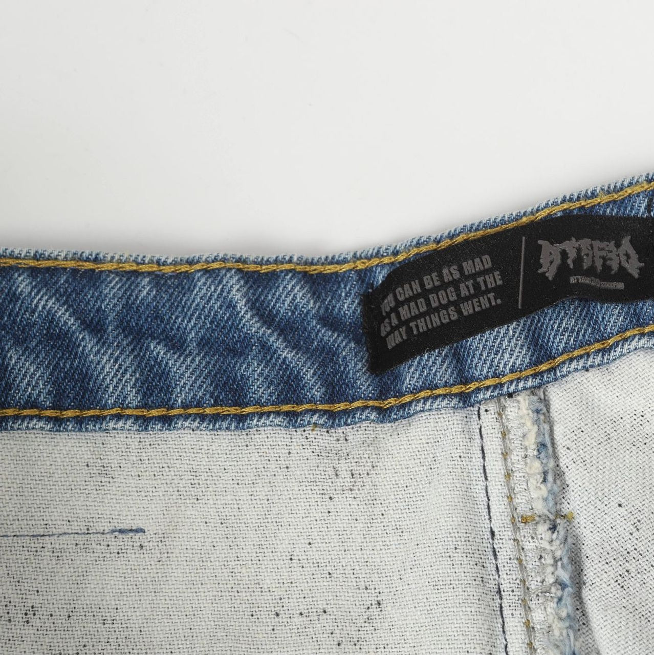 Unique High-Street Camouflage Splicing Denim Long Pants