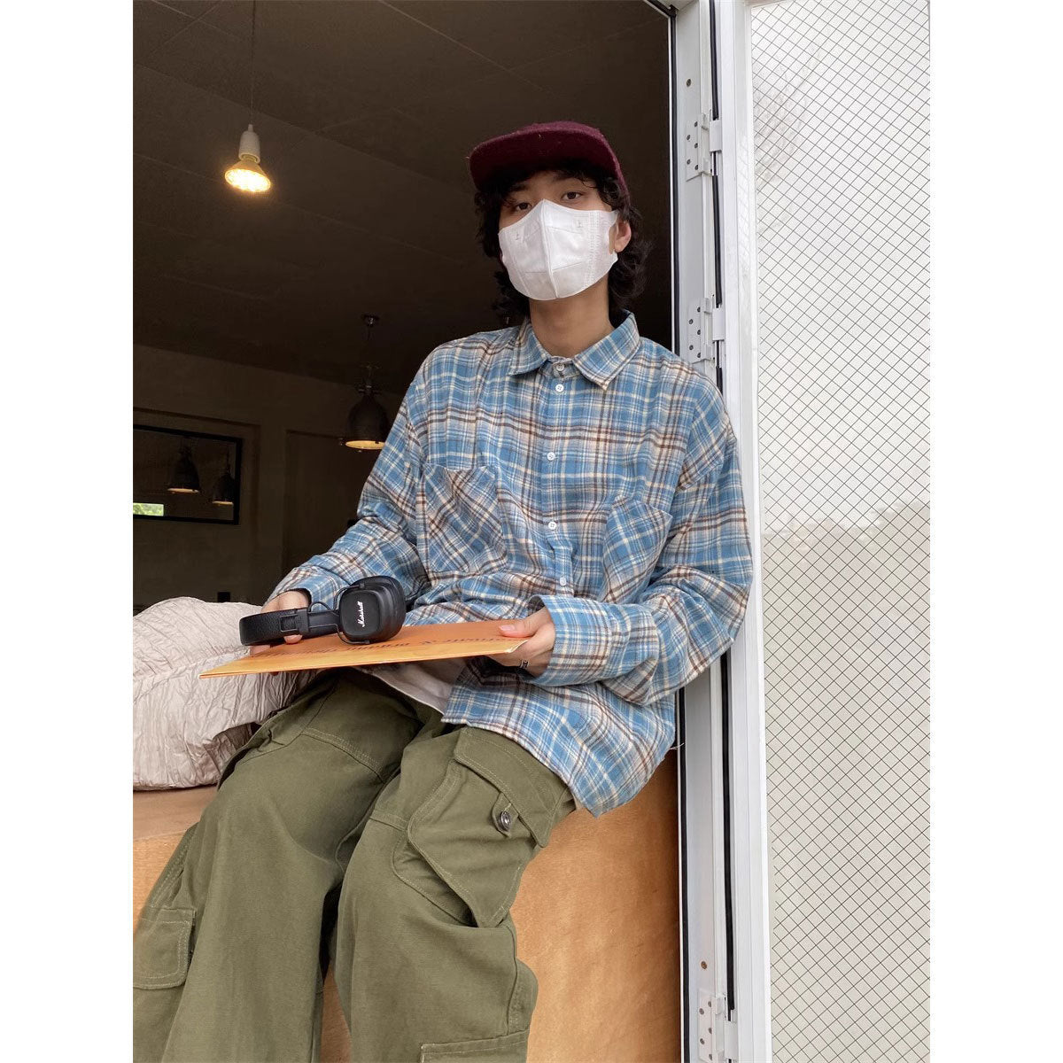 Men's Vintage Plaid Shirt
