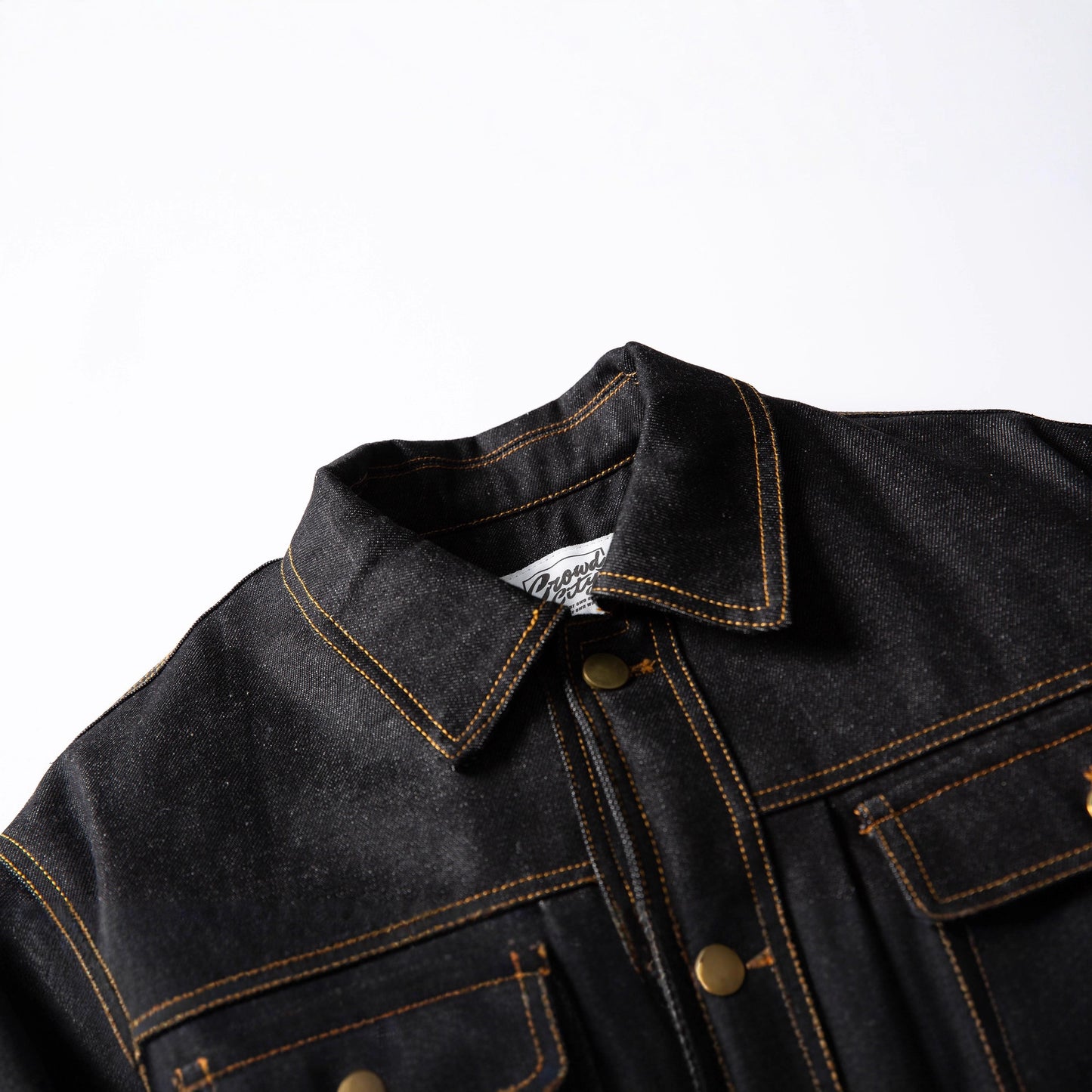 Raw Selvedge Denim Boxed Wide Denim Jacket
