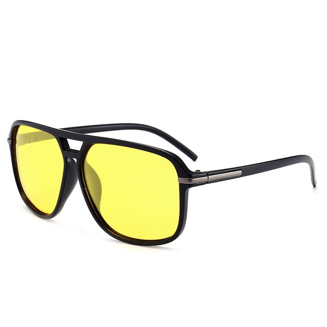 Mens Oversized Polarized Mirror Sunglasses For Driving Retro Style