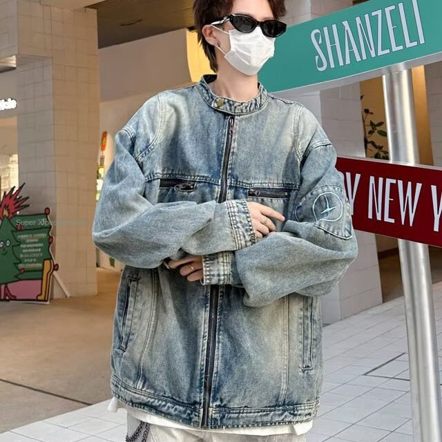 Retro Denim Jacket for Men