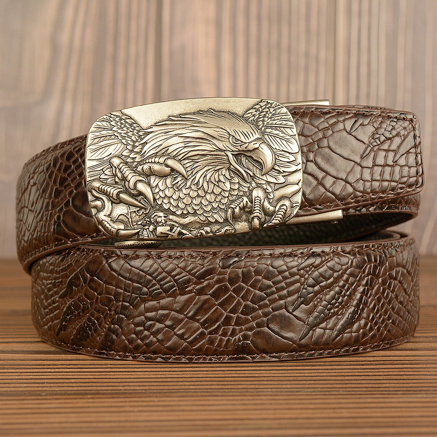 Top Layer Cowhide Belt Men