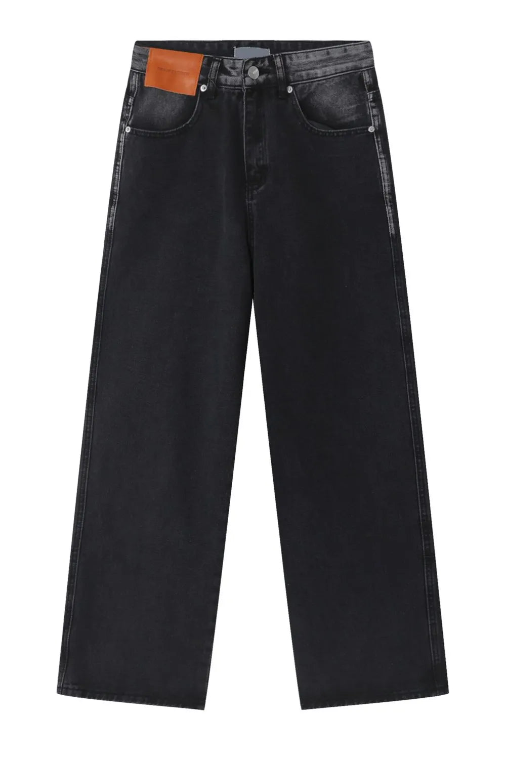 Premium Wide Leg Jeans with Pockets - Japanese Denim