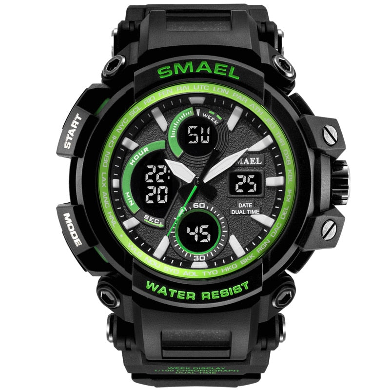 Men's LED Digital Military Sports Watches - Waterproof - Camo