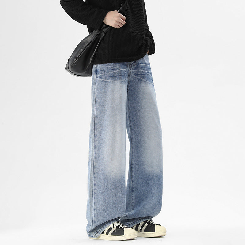 Men's Gradient Wash Denim Trousers