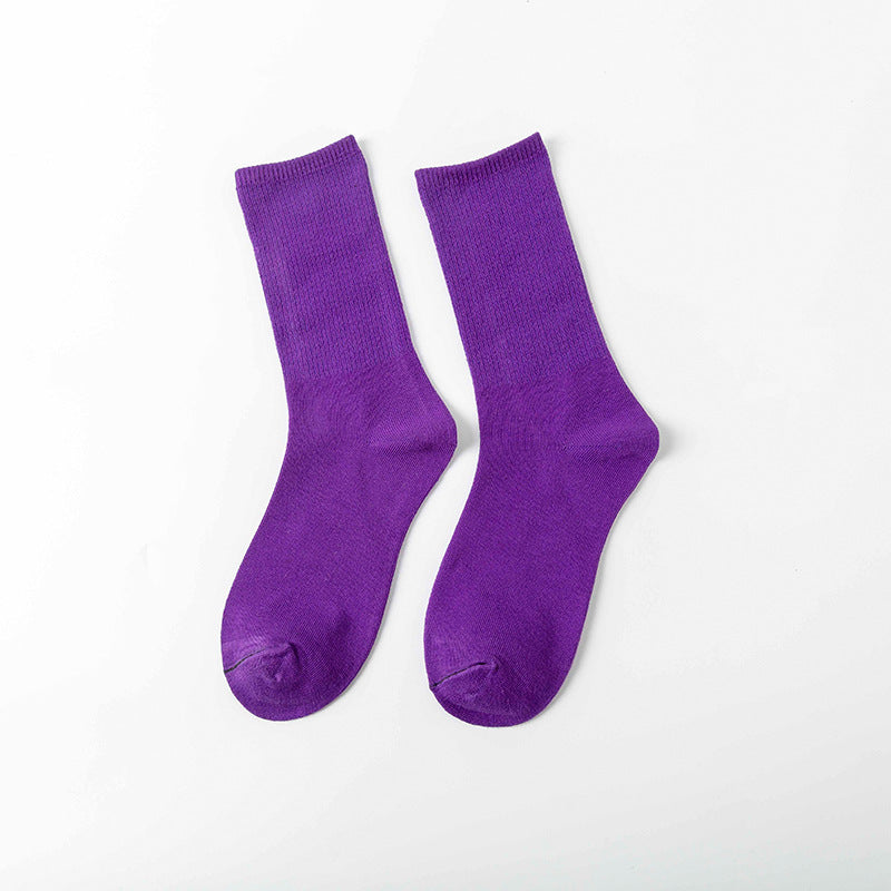 Japanese Cotton Socks - Two Stripe Retro Look