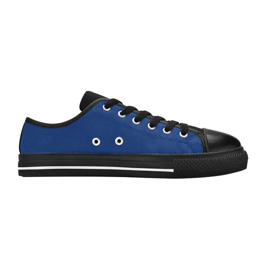 Men's Canvas Low Top Shoes - Dark Blue