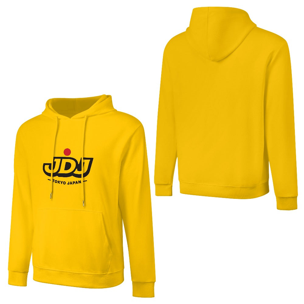 JDJ Tokyo Logo Pure Cotton Hoodie - Yellow