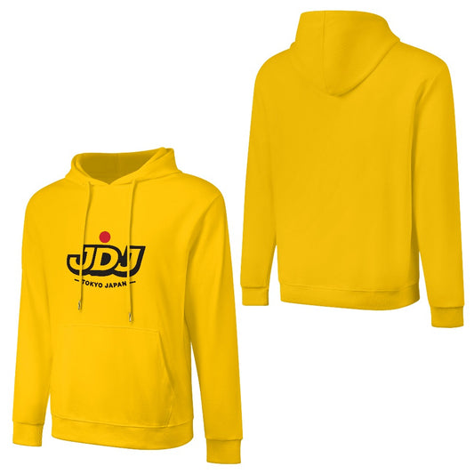 JDJ Tokyo Logo Pure Cotton Hoodie - Yellow