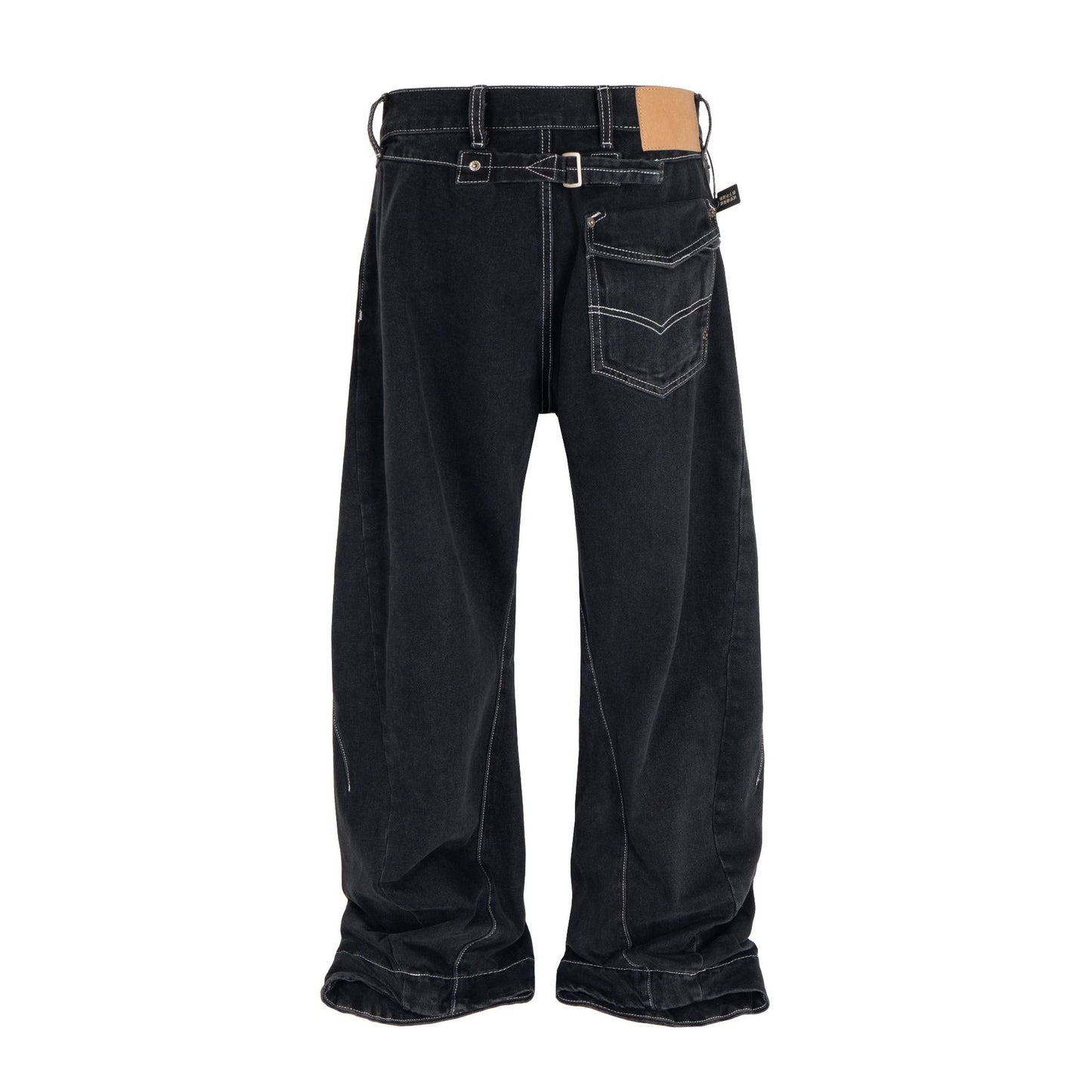 Hip Hop Street Jeans Wide Leg Pants - Premium Japanese Denim
