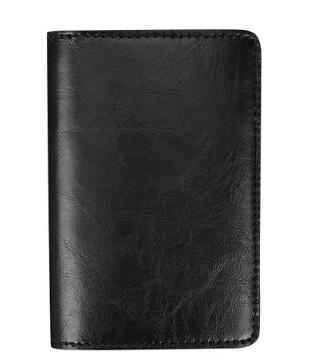 Men's Metal Card Holder RFID Aluminum Alloy Credit Card Holder Leather Wallet Antitheft Automatic Pop Up Card Case