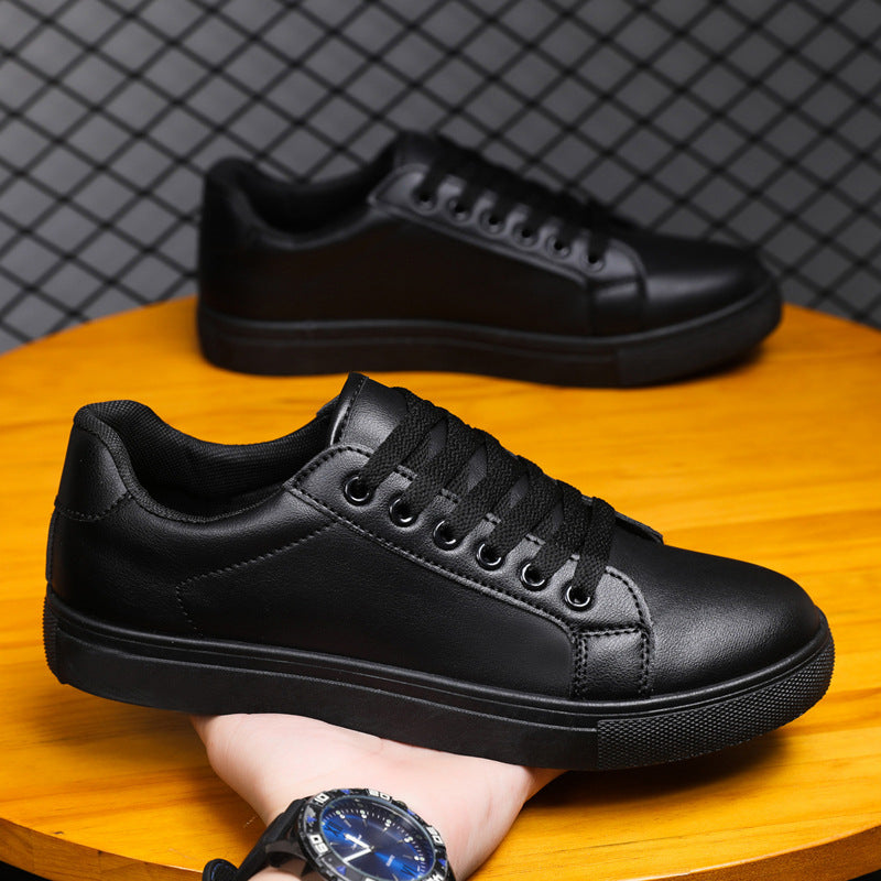 Men's  Casual Sneakers - Versatile Soft Leather Board Shoes