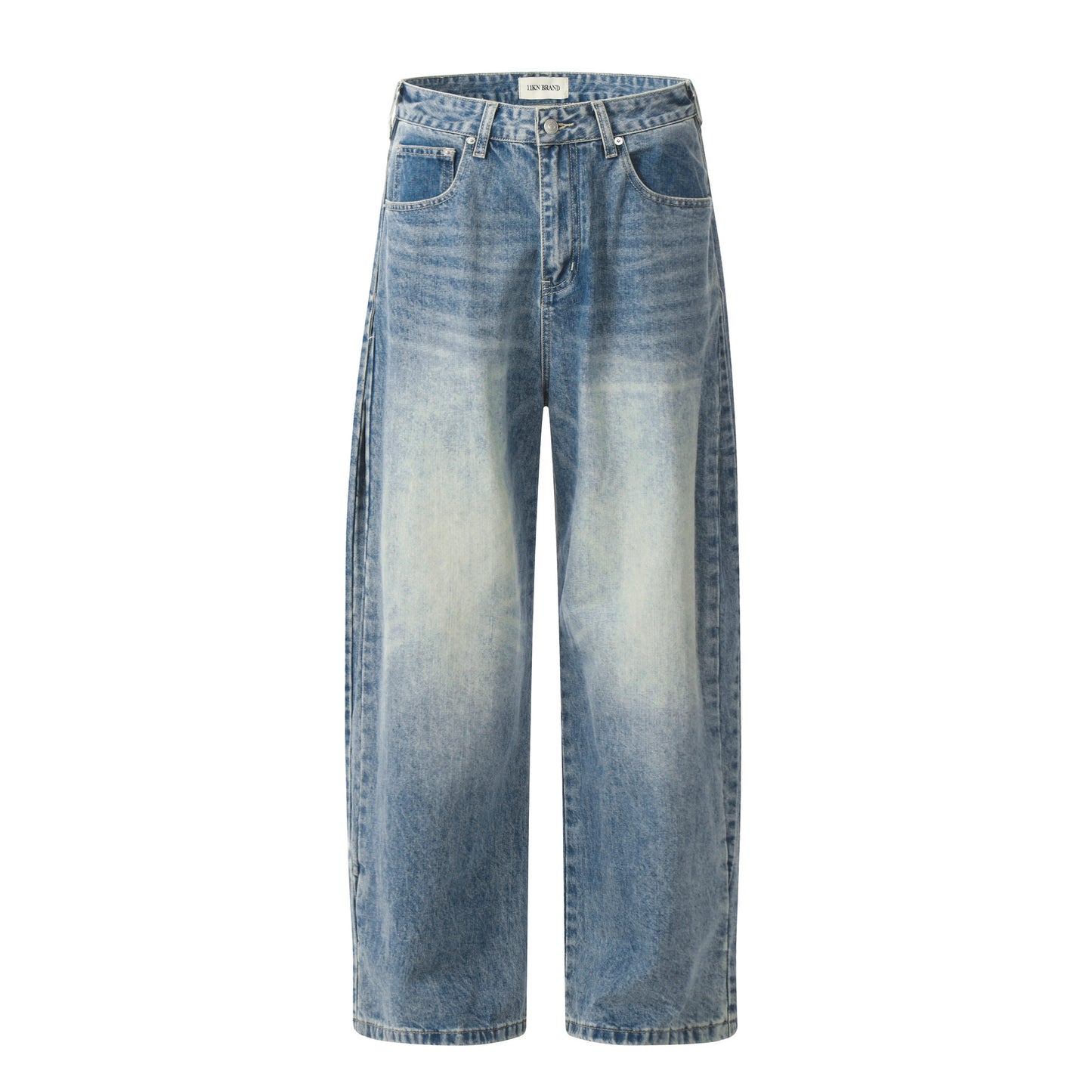 Water-Washed Flared Casual Slim Wide-Leg Jeans for Men and Women