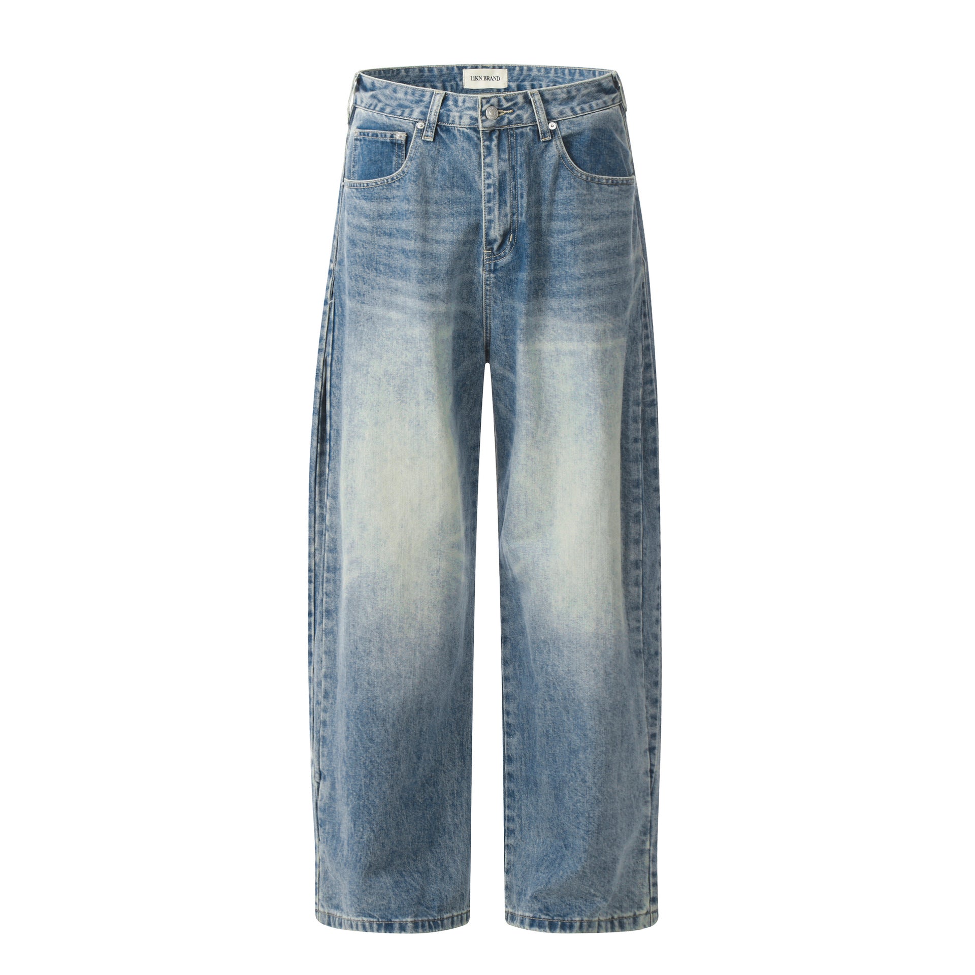 Water-Washed Flared Casual Slim Wide-Leg Jeans for Men and Women