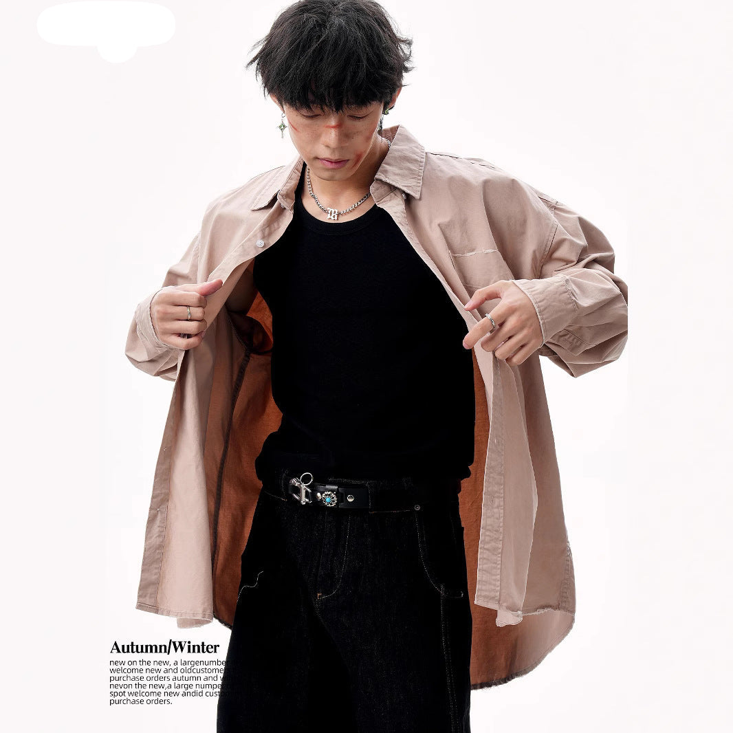 Long Sleeve Shirt - Loose Casual Versatile Lazy Style